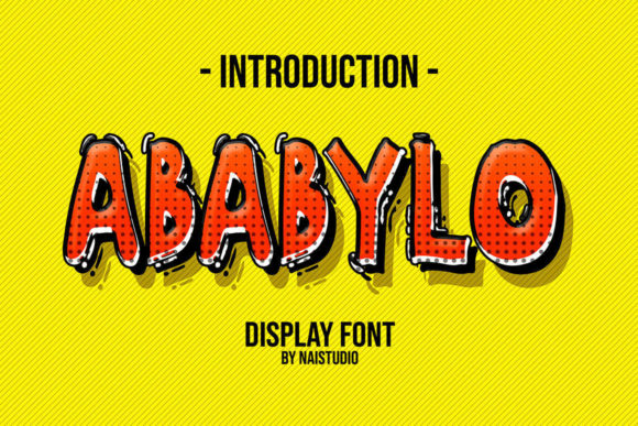 Ababylo: A Playful Display Font for Digital Creativity