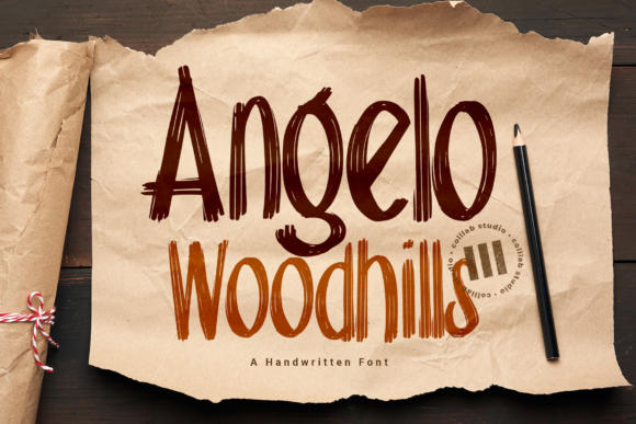 Angelo Woodhills: A Display Font for Modern Web Design
