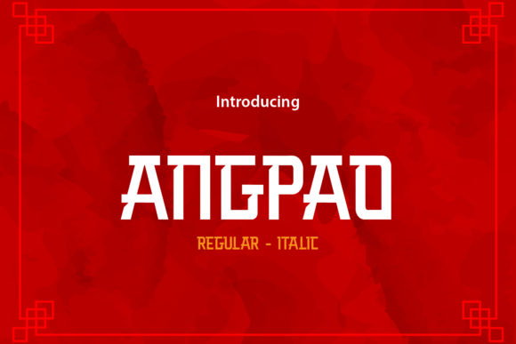 Angpao: A Display Font That Elevates Campaign Creativity