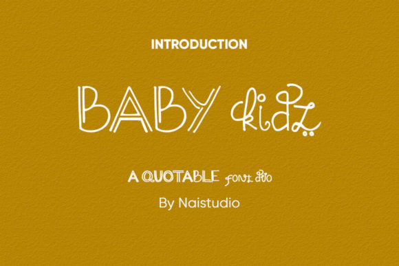 Baby Kidz Font for a Playful and Professional Brand Look