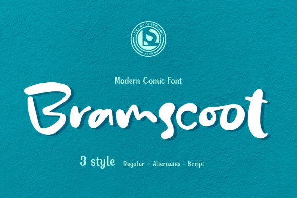 Bramscoot Font: A Playful Display Font for Creative Projects