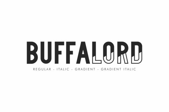 Buffalord: A Bold Display Font for Creative Branding