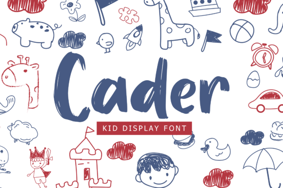 Cader: A Joyful Display Font for Creative Projects