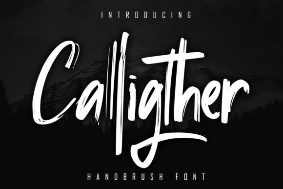 Calligther: A Bold Display Font for Creative Makers