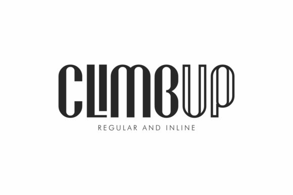 Climbup: A Modern Display Font for Bold Brand Messaging