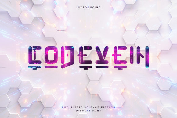 Codevein: A Bold Display Font for Digital Creativity