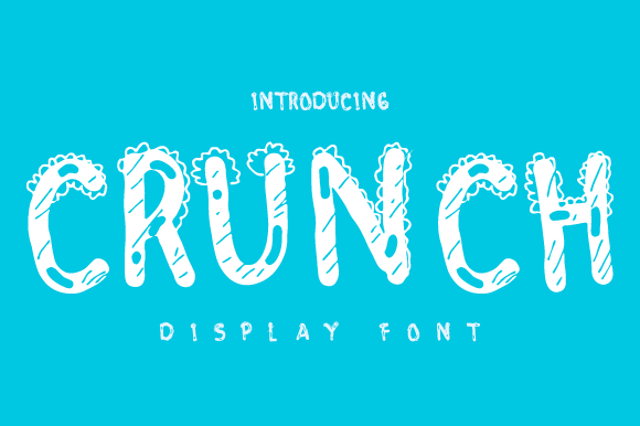 Crunch: A Bold Display Font for Eye-Catching Branding
