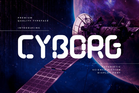 Cyborg Font for Bold Web Design