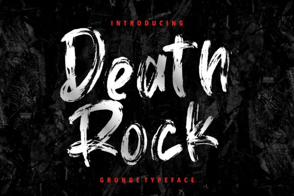 Death Rock Font for Creative Branding Projects