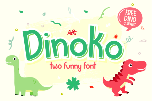 Dinoko: The Joyful Display Font for Eye-Catching Campaigns