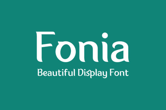 Fonia: A Simple and Neat Display Font for Creative Branding