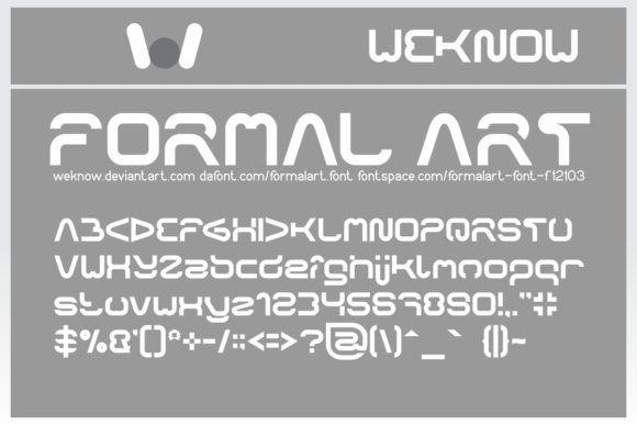 Formal Art: A Display Font for Elegant Editorial Design