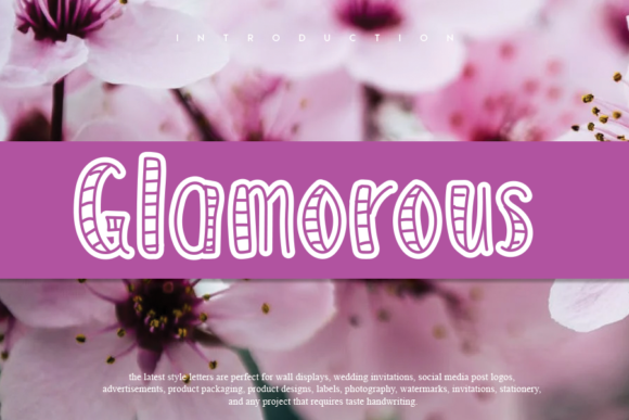 Glamorous Font for Eye-Catching Campaign Design