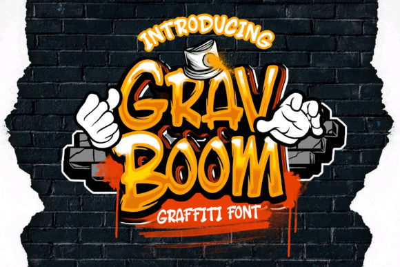 Grav Boom: A Stylish Display Font for Bold Campaign Designs
