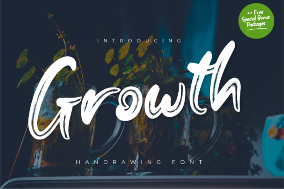 Growth Font for Bold and Beautiful Design Projects