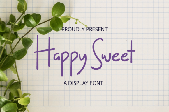 Happy Sweet: A Handwritten Font for Thoughtful Editorial Design