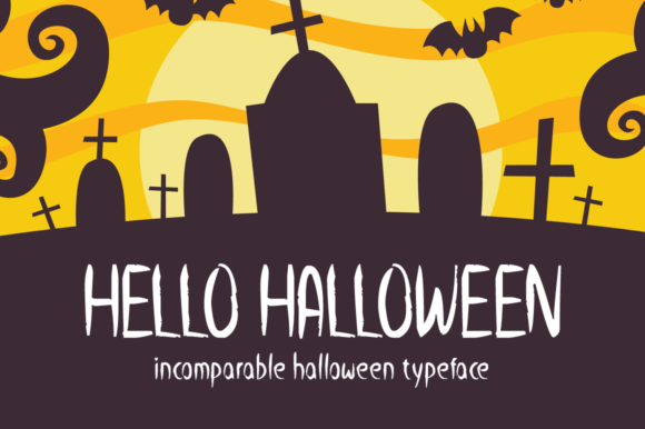 Hello Halloween Font for Spooky Seasonal Designs
