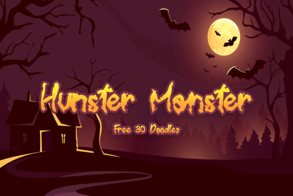 Hunster Monster Font for Halloween-Themed Campaigns