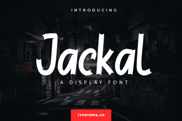 Jackal: A Simple and Neat Display Font for Creative Makers