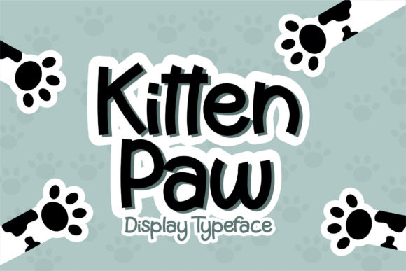 Kitten Paw Font for Bold and Creative Designs