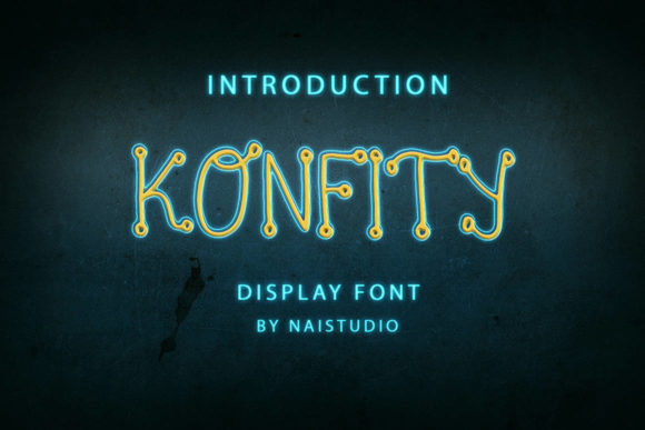 Konfity Display Font for Eye-Catching Brand Content