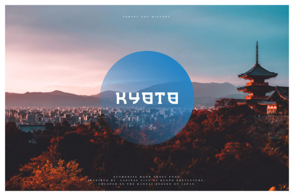 Kyoto Display Font for Bold Branding and Japanese-Inspired Design