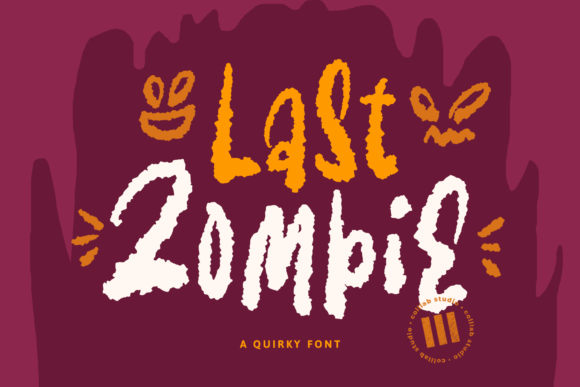 Last Zombie Font for Halloween Craft Creations