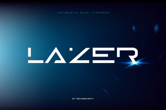 Lazer Font for Bold Branding and Creative Design
