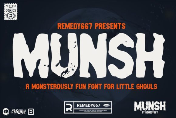 Munsh Font for Bold Editorial Designs