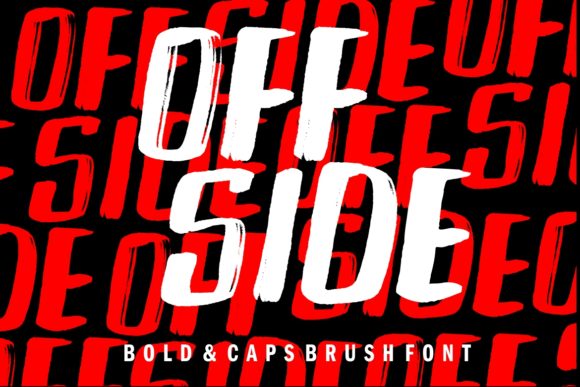 Off Side: A Bold Display Font for Small Business Branding
