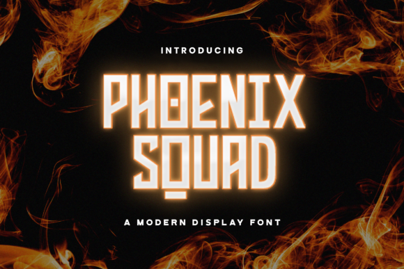 Phoenix Squad: A Bold Display Font for Creative Branding