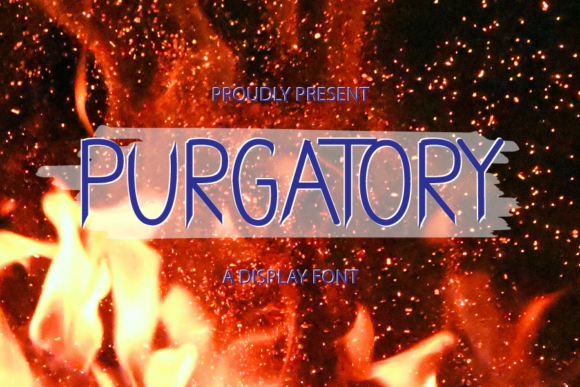 Purgatory Font for Handmade Projects and More
