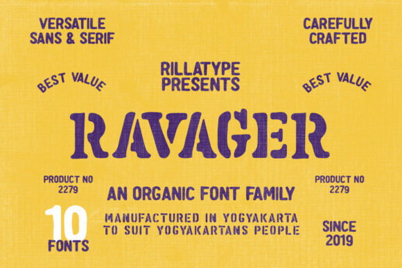 Ravager: A Bold Display Font for Branding That Stands Out