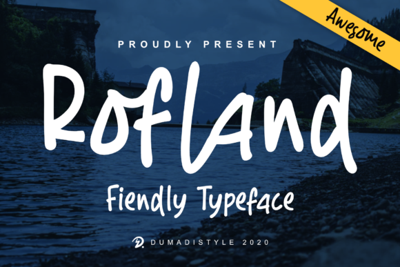 Rofland Font for Handmade Creations and More