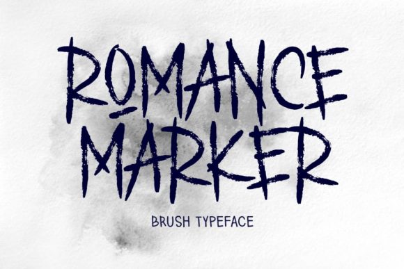 Romance Marker: A Quirky Display Font for Creative Makers