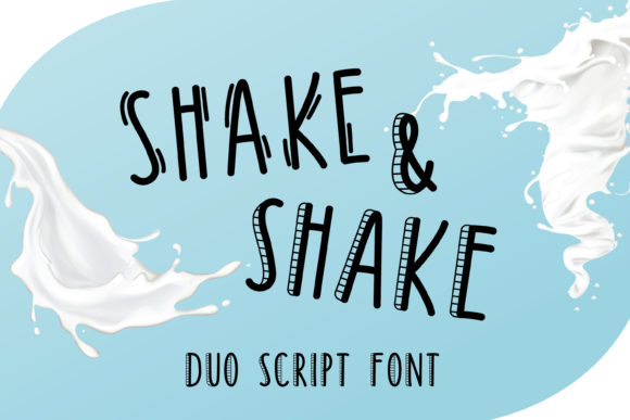 Shake Shake Display Font for Web Design Projects