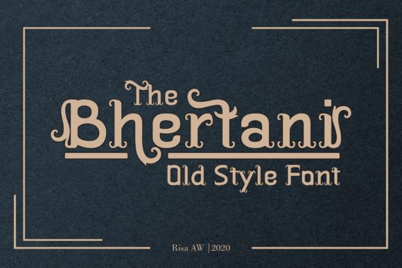 The Bhertani Display Font for Bold Branding