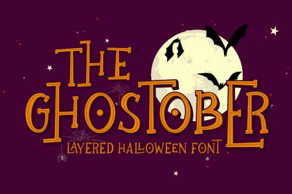 The Ghostober Font for Spooky Editorial Design