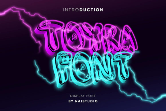 Toyra: A Playful Display Font for Branding Magic