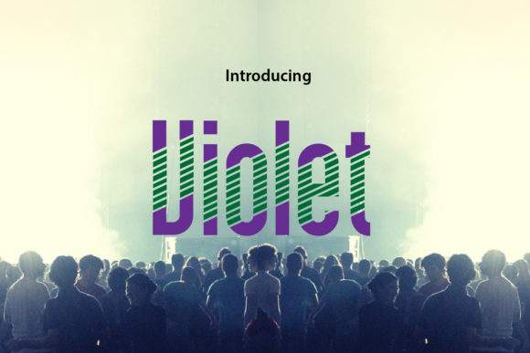 Violet Display Font for Handmade Creations
