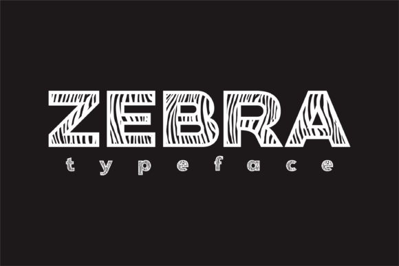 Zebra Display Font for Bold Web Design