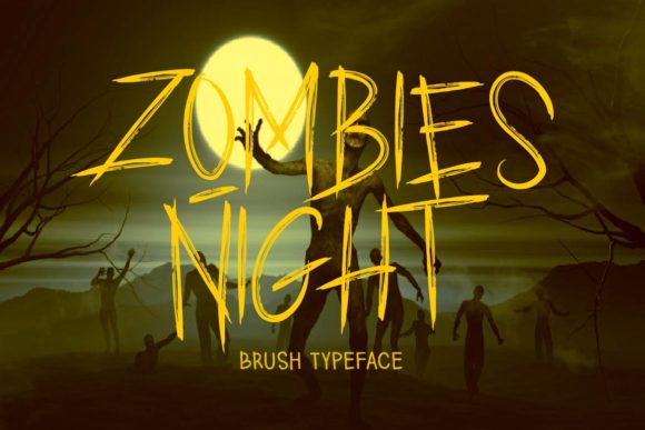 Zombies Night Font for Professional Branding and Design